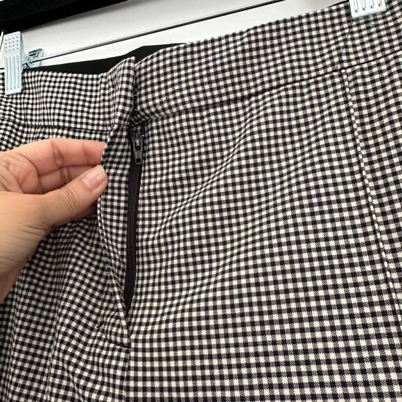 Dorothee Schumacher Minimal Vichy High Rise Pants Size 5 NEW - Picture 7 of 14